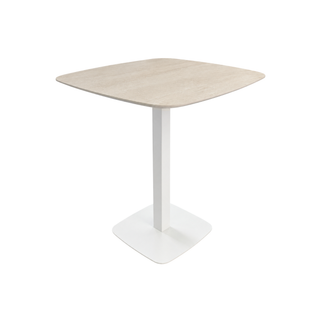 Moorea Ceramic Outdoor Bar Table - White