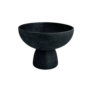 Elba Pedestal Bowl - Black