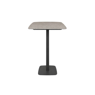 Moorea Ceramic Outdoor Bar Table - Charcoal