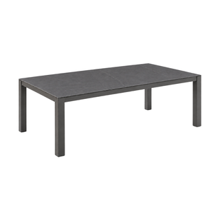 Atlas Outdoor Table 180x100cm - Sintered Stone Top - Charcoal