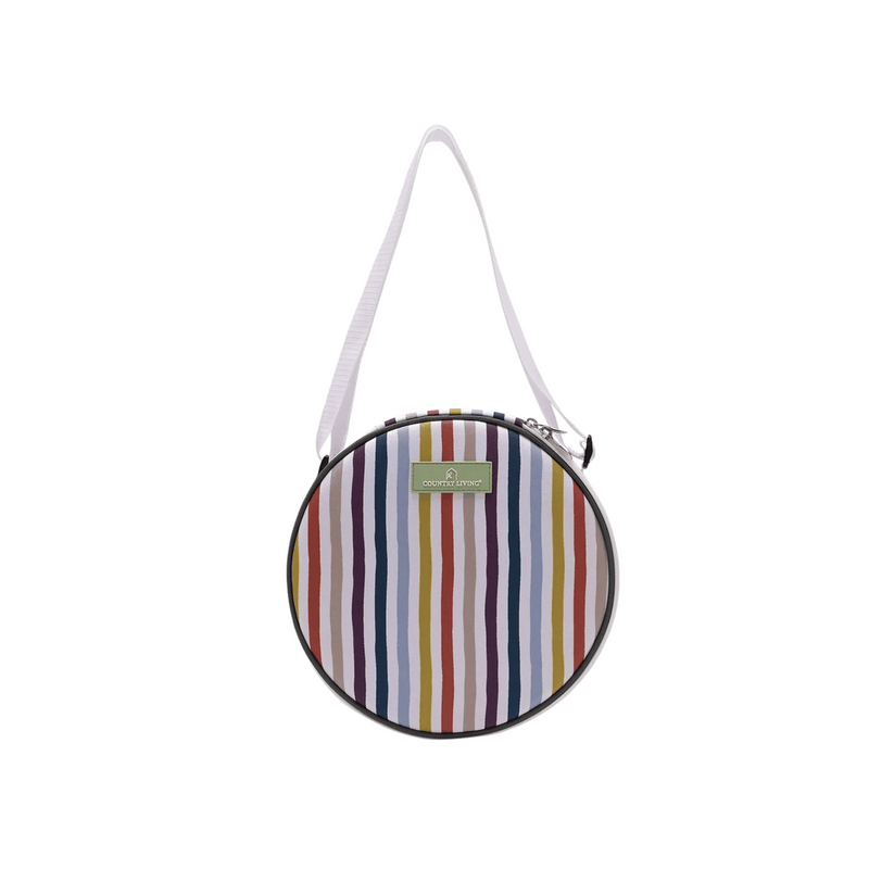 2 Person picnic bag round and striped