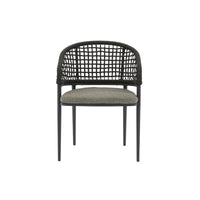 Ibis Outdoor Dining Chair - Charcoal