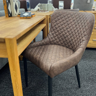 Ottowa Brown PU Dining Chair