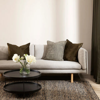 Rug - Lima - Wool/Jute - Charcoal/Natural