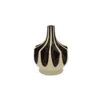 Adnan Ceramic Vase - Medium - Dark & Natural Tones