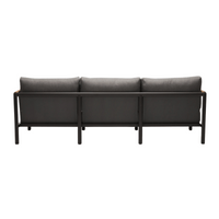 Grenada Outdoor 3-Seater Sofa - Charcoal