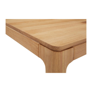 Aurora Oak Natural Dining Table 220x95cm - Solid American White Oak Timber