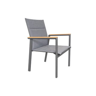 Lopez Outdoor Dining Chair - Charcoal