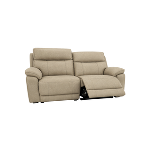 Barrett Power Recliner Suite - 3ReRe+2ReRe+1Re - Urban Sofa - Steam Mushroom Fabric