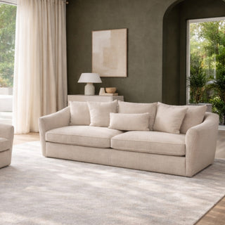 Alba 3 Seater - Urban Sofa - Linen Weave Fabric