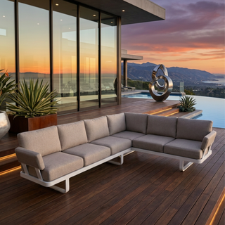 Otama Corner Outdoor Lounge - White