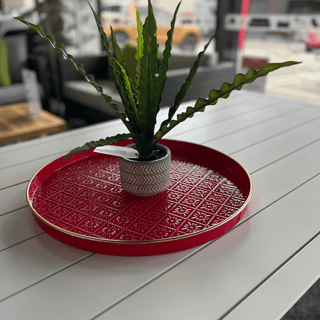 Mykonos Tray - Red - Large
