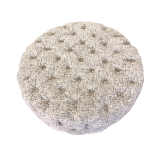 Hoxton Buttoned Ottoman - Urban Sofa - Odyssey Frost Fabric