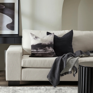 Cushion - Evenfall With Feather Inner - Black