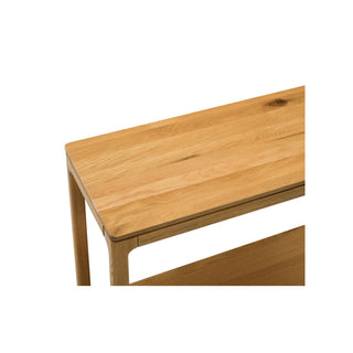 Aurora Oak Console Table 120x38cm - Solid American White Oak