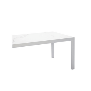 Malmo Large Extension Outdoor Table - White