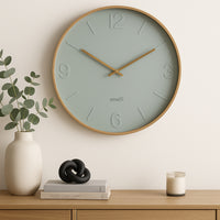 Modern Wall Clock 60cm - Green