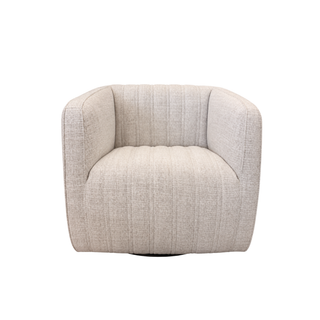 Marvy Chair w. 360 Swivel - Urban Sofa - Enid Almond Fabric