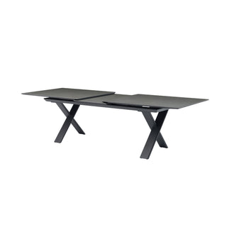 Miami Outdoor Extension Table 180/240x100 - Charcoal Frame