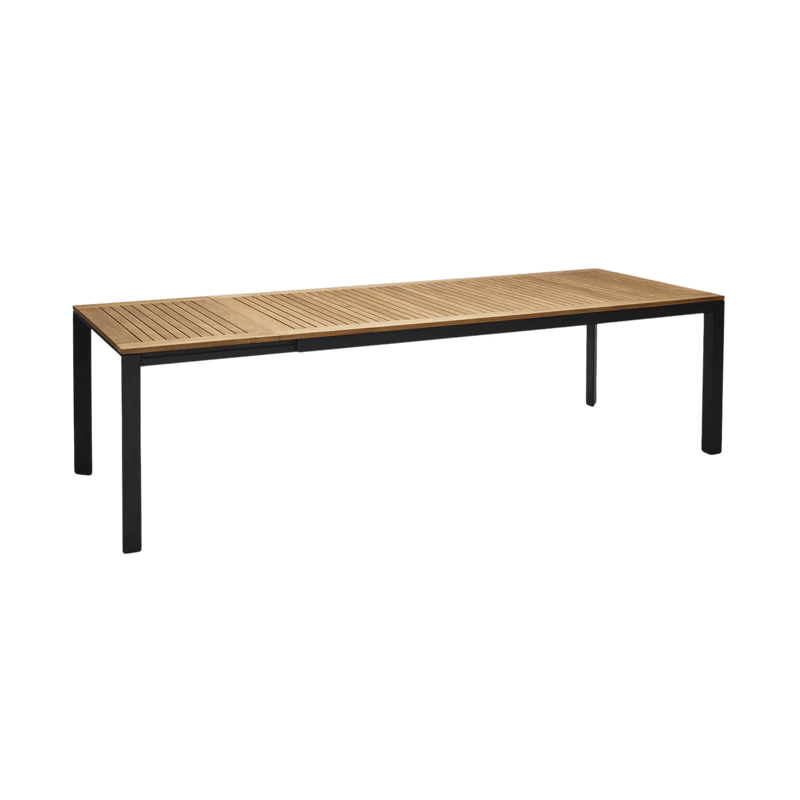 Grove Large Extension Outdoor Dining Table 220/280x100 - Charcoal