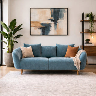 Dove 2 Seater - Urban Sofa - Paris Aqua Fabric