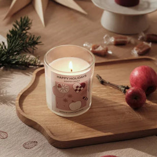 Christmas Scented Candle - Happy Holidays Scent