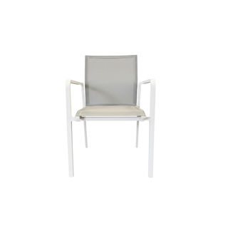 Noosa Outdoor Dining Chair - White