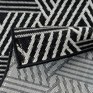 Indoor/Outdoor Rug - Lakehouse Weave - 100% Polypropylene - Black - 160x230cm