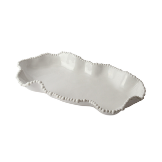 Melamine Pearl Serving Dish - White