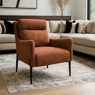 Cristo Chair - Urban Sofa F30-TX330 Odyssey Terracotta Fabric - Orders Available