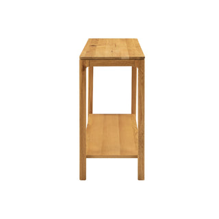 Aurora Oak Console Table 120x38cm - Solid American White Oak