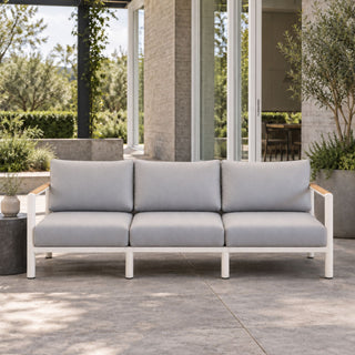 Grenada Outdoor 3 Seater Sofa - White