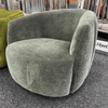 Petal Occasional Swivel Chair - Urban Sofa - Ansell Forest Green Fabric