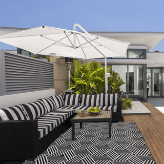 Indoor/Outdoor Rug - Lakehouse Weave - 100% Polypropylene - Black - 160x230cm