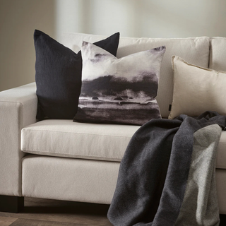 Cushion - Evenfall With Feather Inner - Black