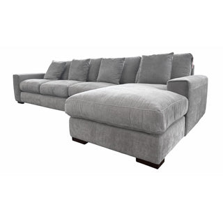 Morgan Sofa Chaise - 3 Seater LHF + CnrExtnChse RHF - Urban Sofa - Paris Flint Grey Fabric