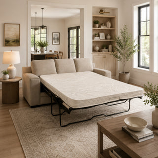 Blake Queen Sofabed - Innersprung Mattress - Urban Sofa - Believe Beige Fabric