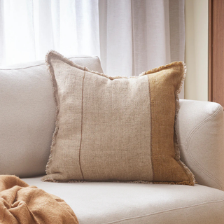 Cushion - Frankton With Feather Inner - Caramel