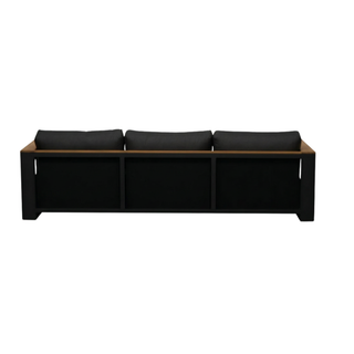 Ibiza Outdoor 3 Seater Sofa - Charcoal