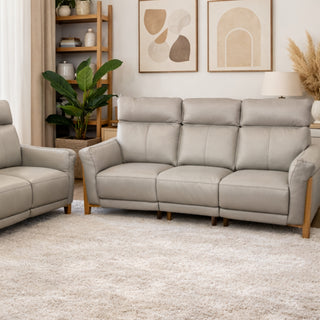 Tivoli 3ReRe Sofa with Power Recliner & Power Headrests - Urban Sofa - Texas Nest Leather