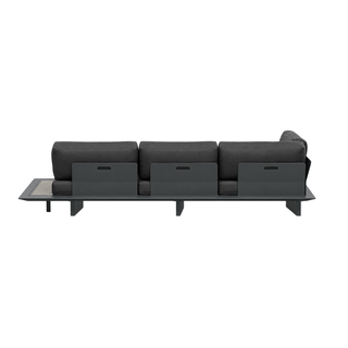Carbon Outdoor Corner Suite - Charcoal