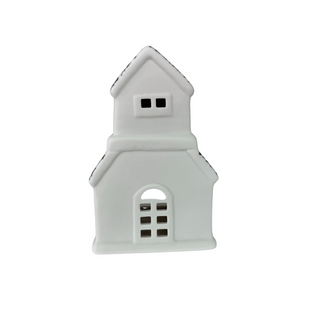 Tea Light Tall House with Speckled Roof