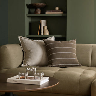 Cushion - Juno With Feather Inner - Thyme