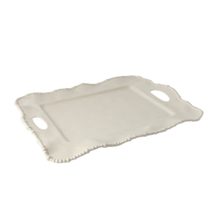 Melamine Pearl Handle Tray 50cm - Sand