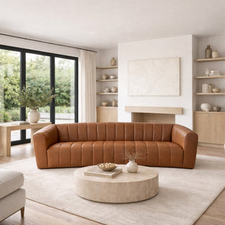 Lytton Large Sofa - Urban Sofa - Dorn Reddish Brown Leather