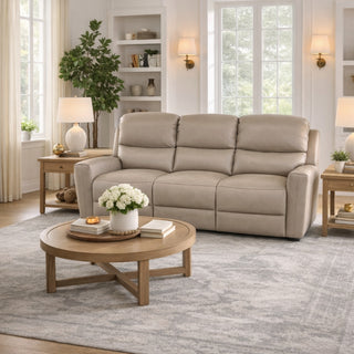 Sweeney Zero Gravity 3ReRe Power Recliner Sofa w. Power Headrest - Urban Sofa - Texas Thunder Leather