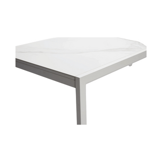 Malmo Large Extension Outdoor Table - White