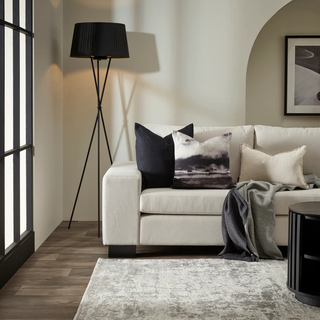 Cushion - Evenfall With Feather Inner - Black