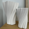 3D Printed Porcelain Vase - 39cm