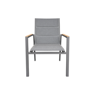 Lopez Outdoor Dining Chair - Charcoal